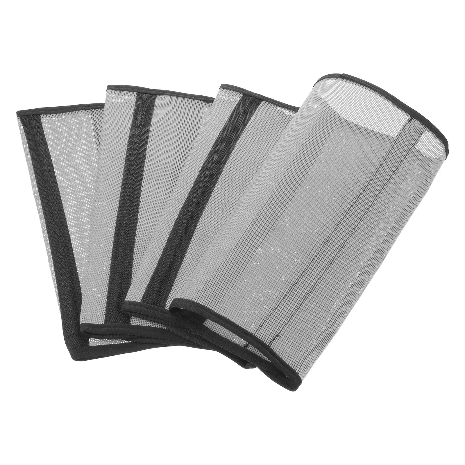 

4Pcs Ventilated Fine Mesh Horse Leg Protection Sleeves Soft Cuff Fly Boots for Equine Mosquito Uv Protection Paddock Trail