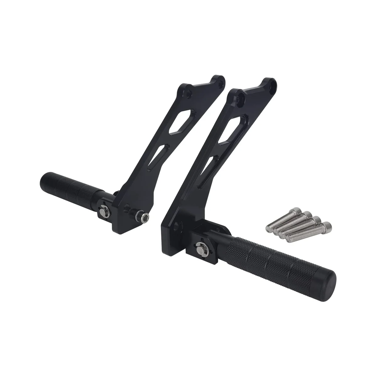 Rear Foot Pegs Kit, Foot Pedals Rests with Bracket for Sur Ron Light Bee X/S/L1E Segway X260/X160 Electric Dirt