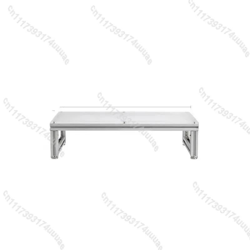 Modular Aluminum Alloy Display Frame Elevated Desktop Metal Bracket Profile Stand for Monitor or Shelf Support Structure