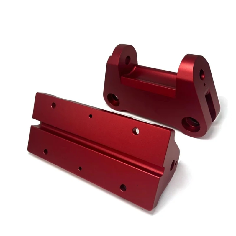 Custom CNC Fabricated Aluminum Mounting Fixtures CNC Machining Service for Motorcycle Accessories