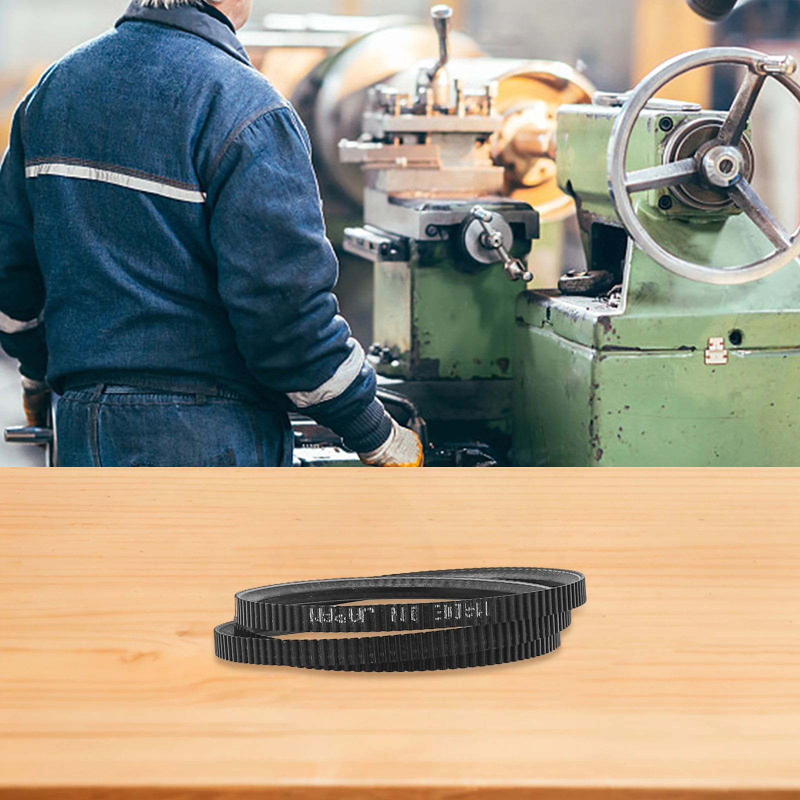 Polyurethaan aandrijfriem Draaibank Motorriem Slijtvastheid Koudbestendig Goede elasticiteit Gemakkelijk te installeren Motoraandrijfriem V-riem