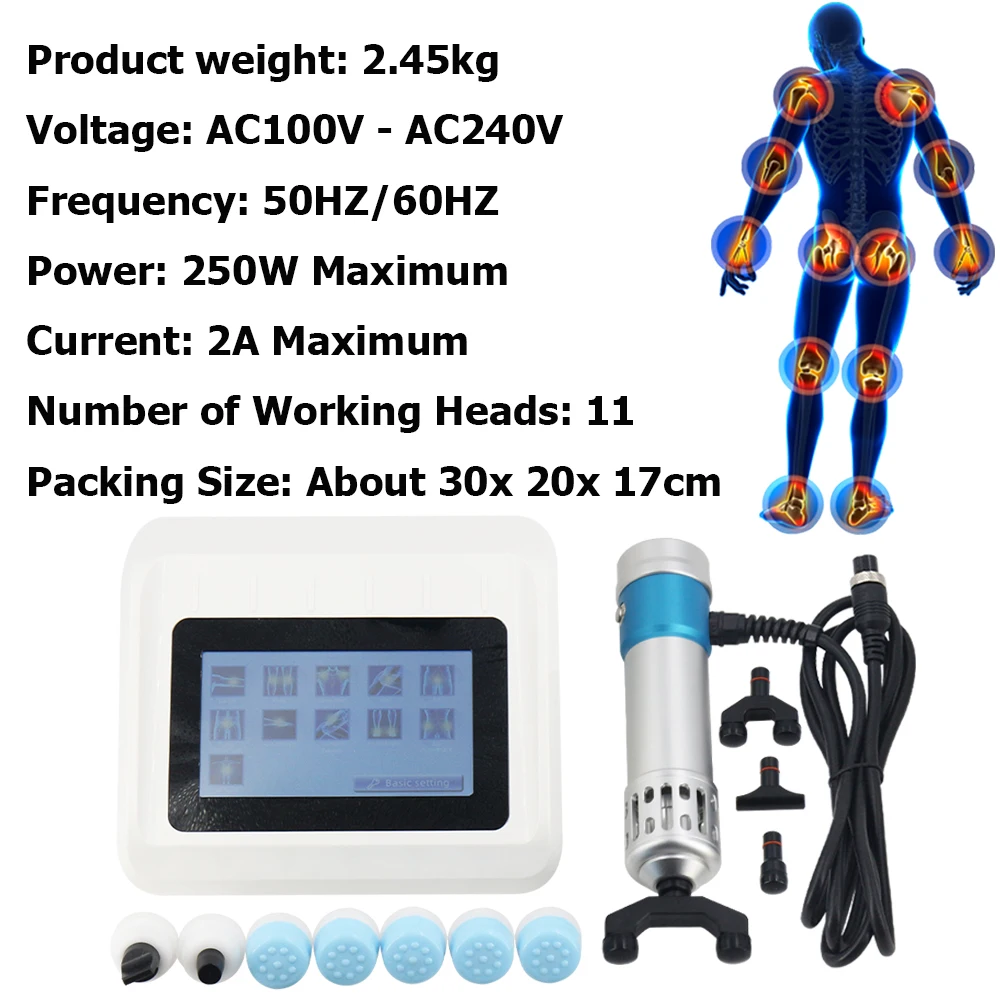 2022ใหม่ Shock Wave Therapy เครื่อง250MJ ช็อคเวฟ Chiropractic อุปกรณ์สำหรับ ED Treatment เพิ่มสรรถภาพเพศชายรักษาเสื่อมสมรรถภาพรักษาอาการหย่อนสมรรถภาพนวดผ่อนคลาย
