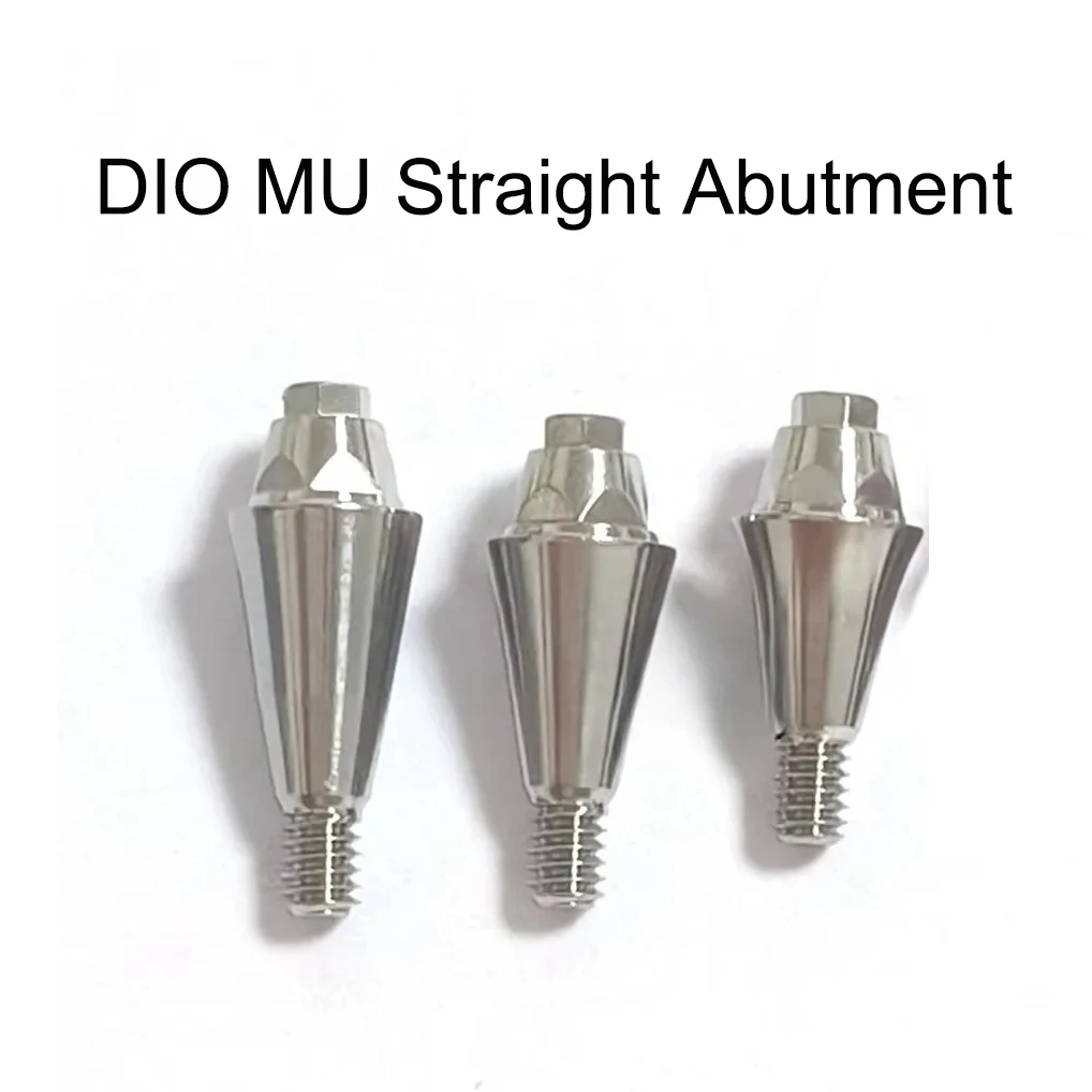 

3pcs Multi unit straight abutment Straight MU abutment 0 degree made from grade 5 Eli titanium for DIO UF New Line