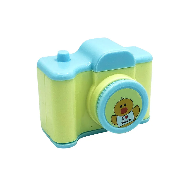 Creative Stationery Camera Design Pencil Sharpener Student Cartoon Pencil Sharpener Learning Supplies Kindergarten Prizes