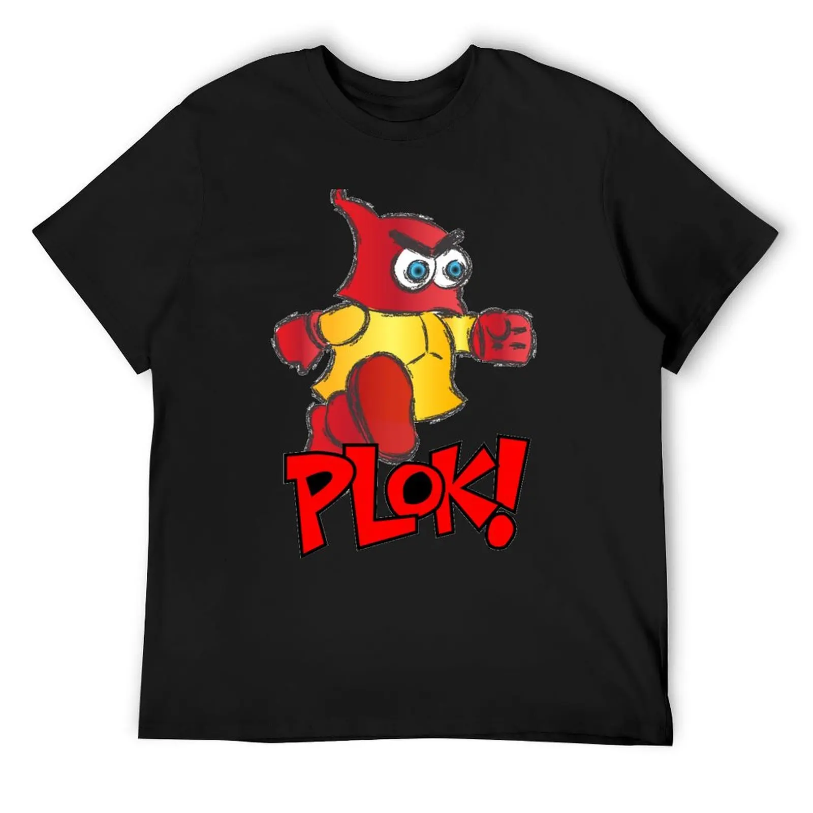 

Футболка Plok, модные рубашки, новые подарки и футболки, футболка большого размера с рисунком, забавные подарки, мужские футболки с рисунком