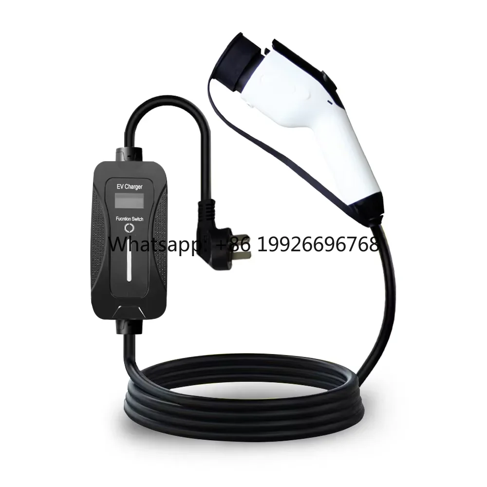 

7kw 32a GB/T Mobile Level 2 Ac Charging Station Mobile Portable Ev Charger for ID4 ID6