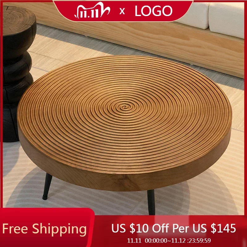 Salon Designer Coffee Table Wood Minimalist Unique Italian Standing Transform Side Table Japanese Mesa Auxiliar Home Furniture