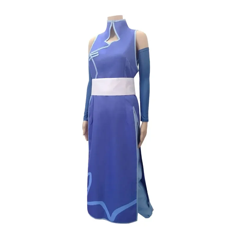 Anime Hunter X Hunter Irumi Zorudikku vestido azul, quimono estilo japonês, traje cosplay de festa de Halloween para mulheres e meninas