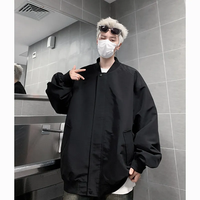 

MA Pilot Jaet Men's Spring Autumn Sle CleanFit Trendy American Baseball orm Loose Fit Anti-Wrinkle Polyester F...