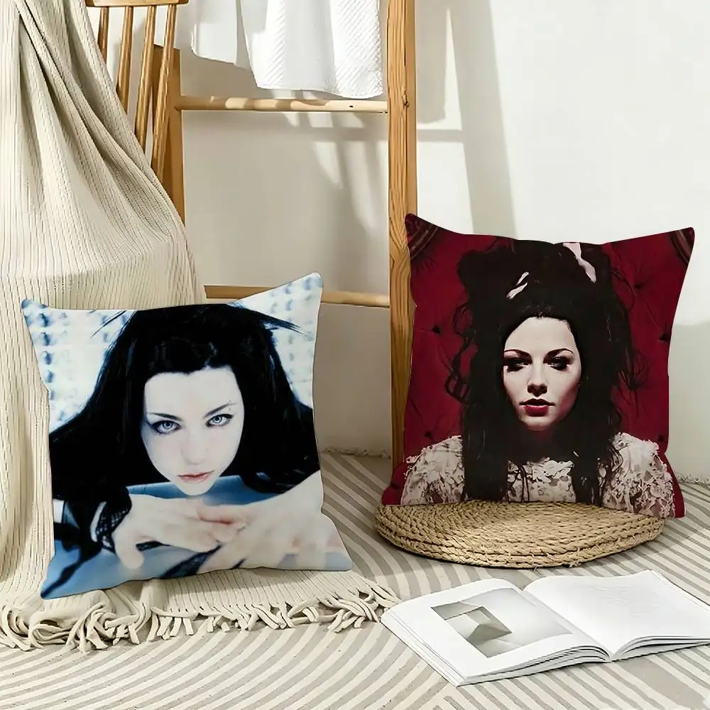 Gothic Rock E-Evanescence Pillow Case Pattern Printed Pillowcase For Living Room Sofa Cushion Cover