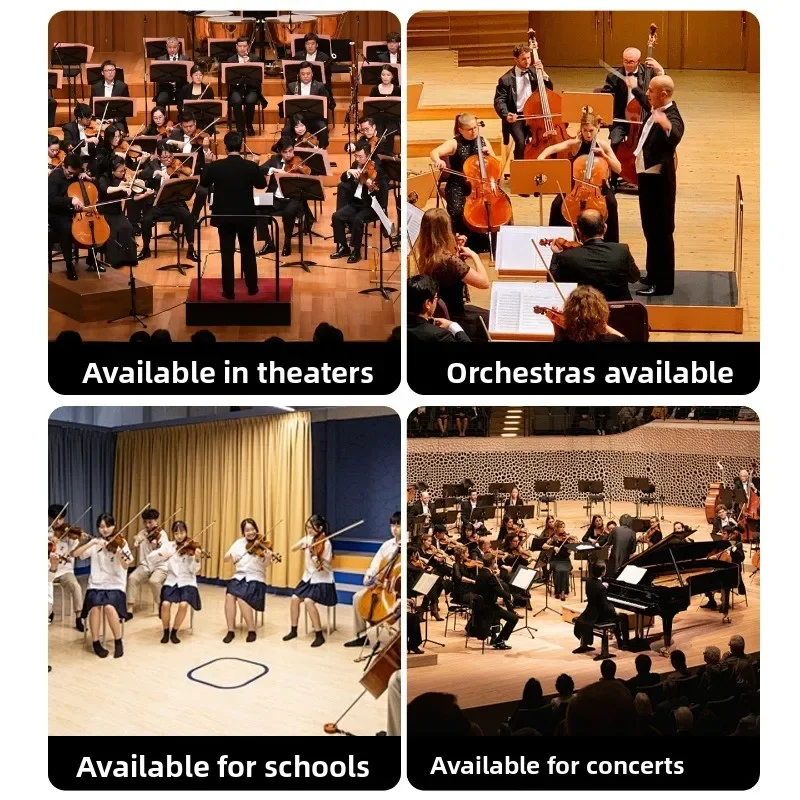 Professional podium orchestra school performance stage large music table, can lift and lower violin conductor music stand