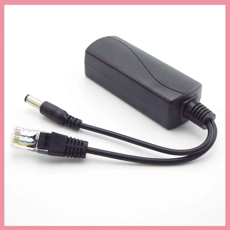 Poe Power Adapter 48V to 12V POE Splitter Connector Injector Switch for IP Camera Wifi Cable Wall Plug B6