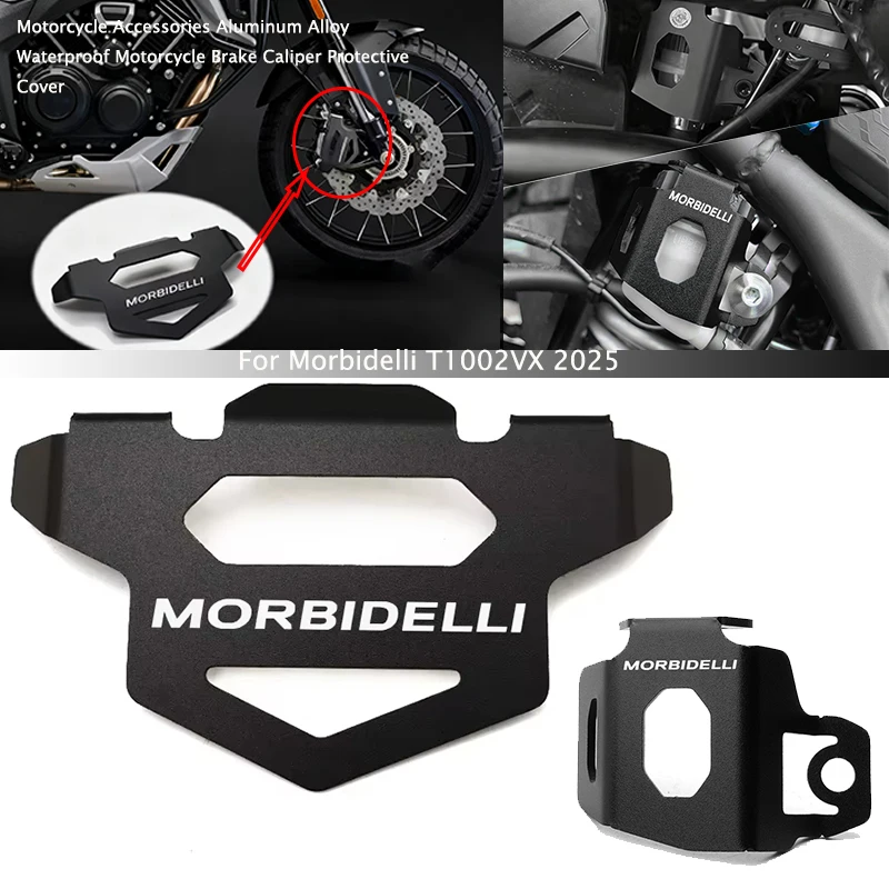 

For Morbidelli T1002VX 2025 T1002 VX Motorcycle Accessories Aluminum Alloy Waterproof Motorcycle Brake Caliper Protective Cover