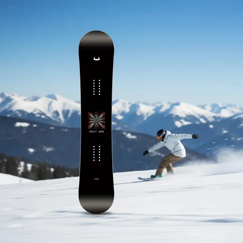 

Innovative Carbon Fiber Construction Men S Custom Snowboard for All Mountain and Freestyle Riding with Poplar Wood Core