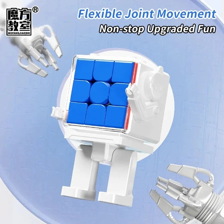 Cube Robot 2x2 3x3 4x4 5x5, Cube magique Moyu pour salle de classe, Cubes magnétiques pour débutants, bricolage, Puzzle professionnel, jouets, cadeau pour enfants