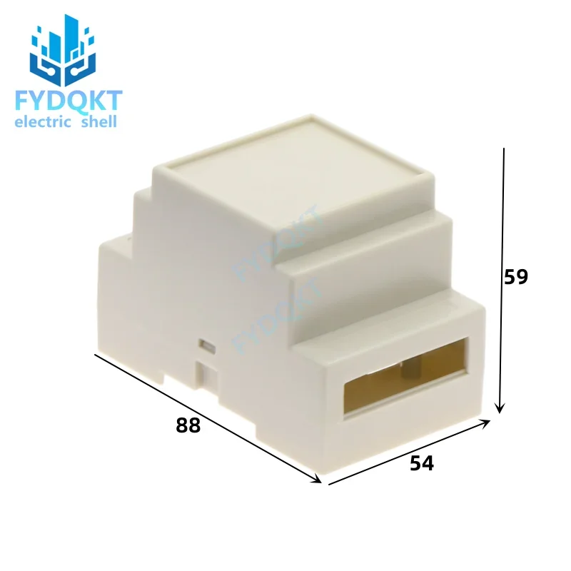 new DIN 35-Rail PLC 88X54X59MM Fire Detection Material Instrument Shell Controller Case Rail Junction Box 4-18 4-18-1 4-18-2