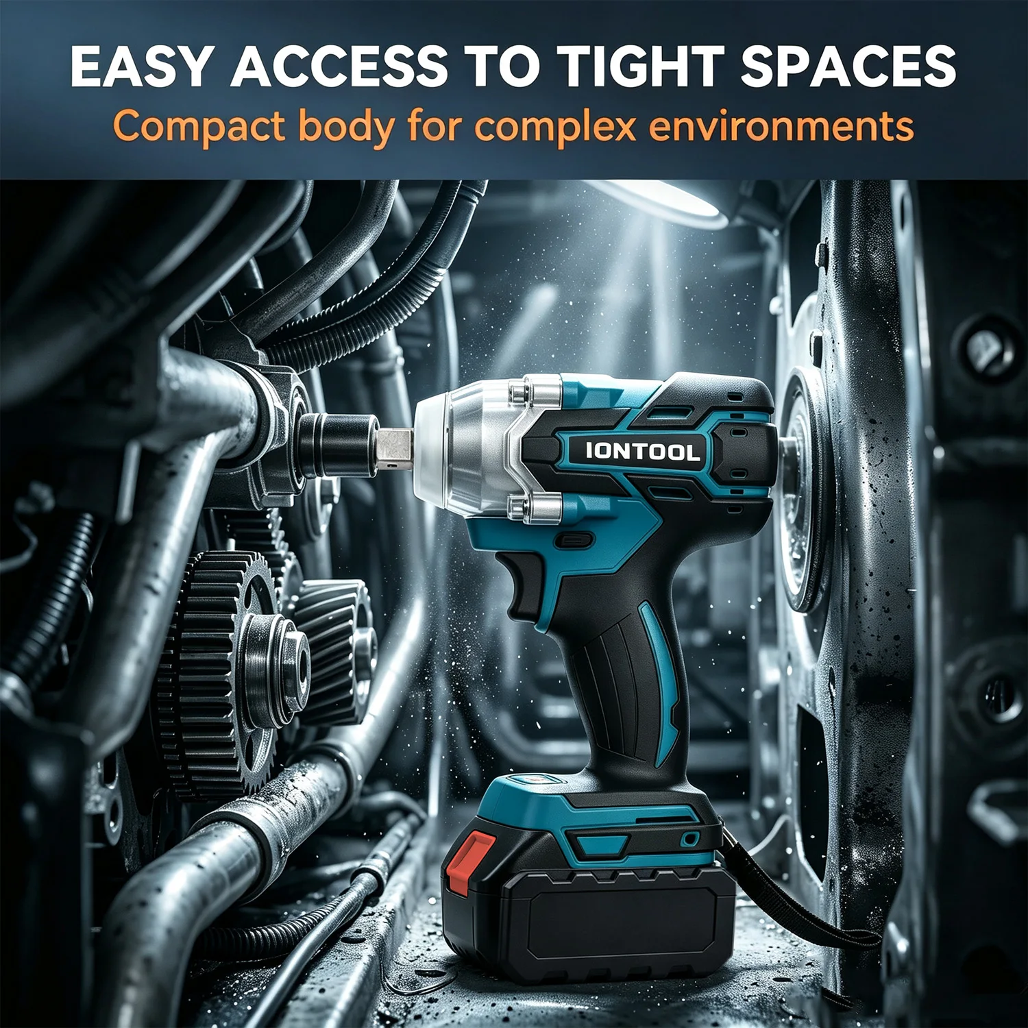 IONTOOL DTW285 Electric Impact Wrench 1/2