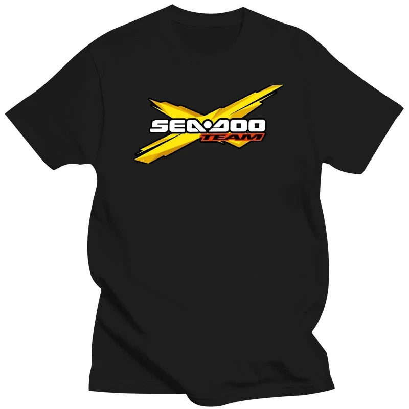 New Sea Doo Team Yellow Logo Yacths Marine Racing Performance T shirt S-3XL