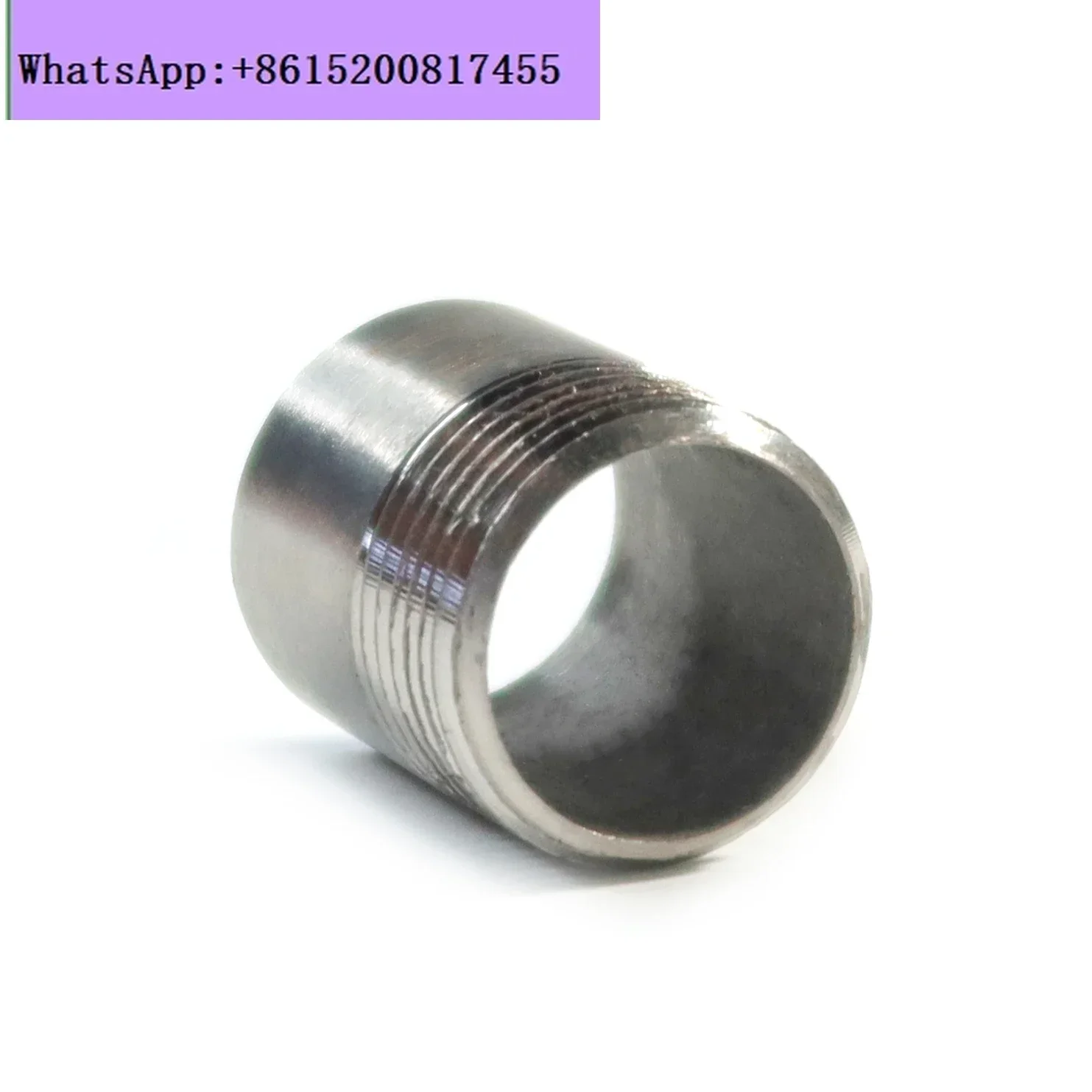 100PCS /304 stainless steel single-ended wire 4 points outer wire straight through water pipe welded butt joint 6 points/DN50