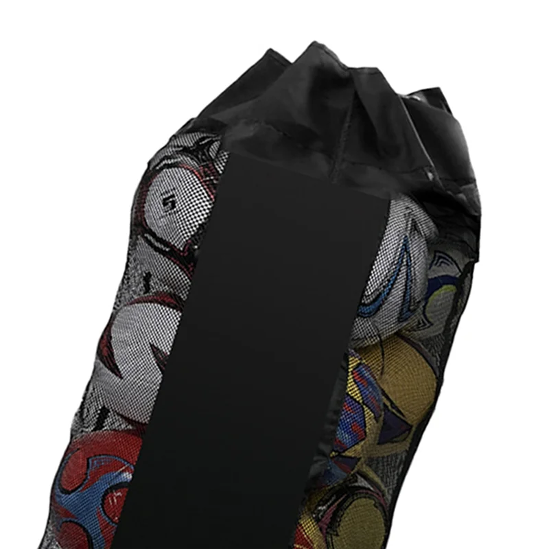 AED4-ถุงเก็บฟุตบอลความจุตาข่ายปรับกันน้ําบาสเกตบอลวอลเลย์บอลแบกยิมแบกลูกกระเป๋า