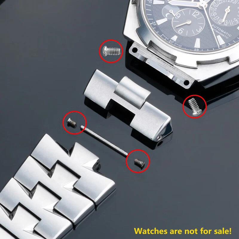 Accessoires de vis de montre pour Vacheror Constantin 49150 47450 OVERSEAS, vis de bracelet de montre, vis de couvercle inférieur de cadran de bielle