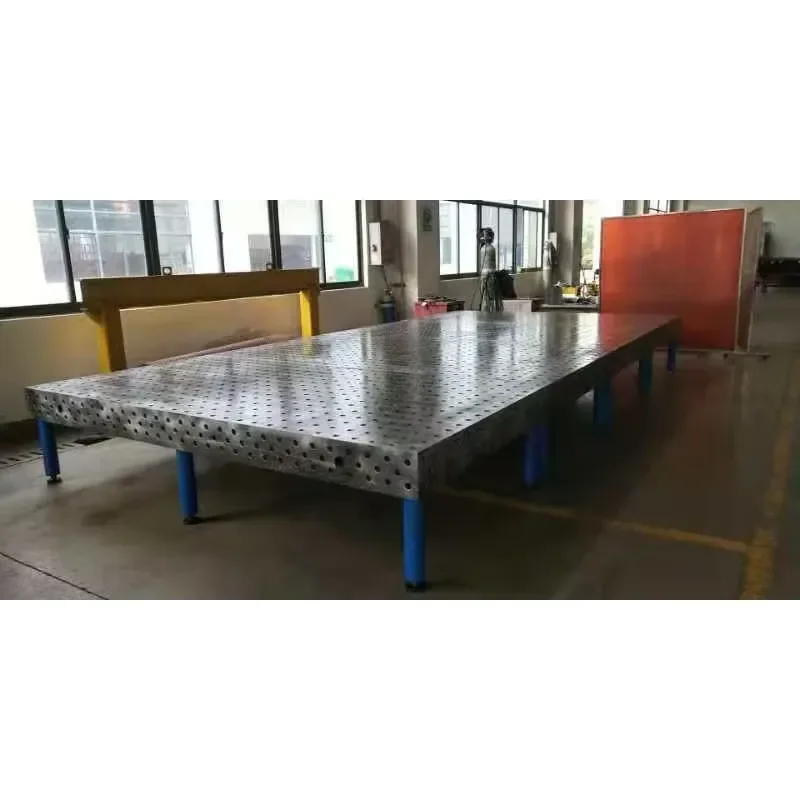 3D Welding Workbench 1200800200mm Steel Cast Iron Nitriding Finish ISO9001 Certified Corrosion-Resistant Long-Lasting New