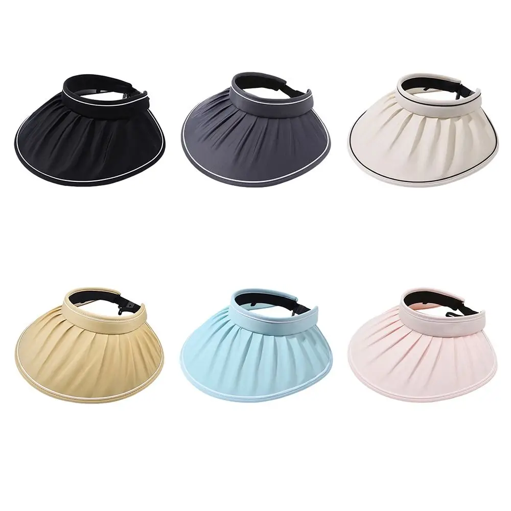 جديد كبير حافة فارغة قبعة الشمس طوي UPF 50 + قبعة واقية من الشمس الأشعة فوق البنفسجية حماية الشمس حماية ظلة قبعة