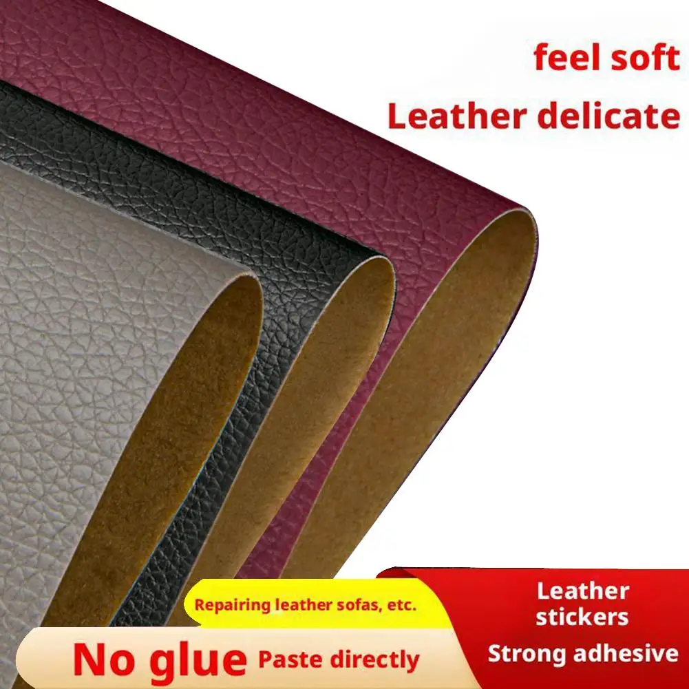 

Самоклеящаяся кожаная наклейка для автомобиля DIY водонепроницаемый стул, диван, ремонт, автомобильные аксессуары 50 см X 70 см F3Q2