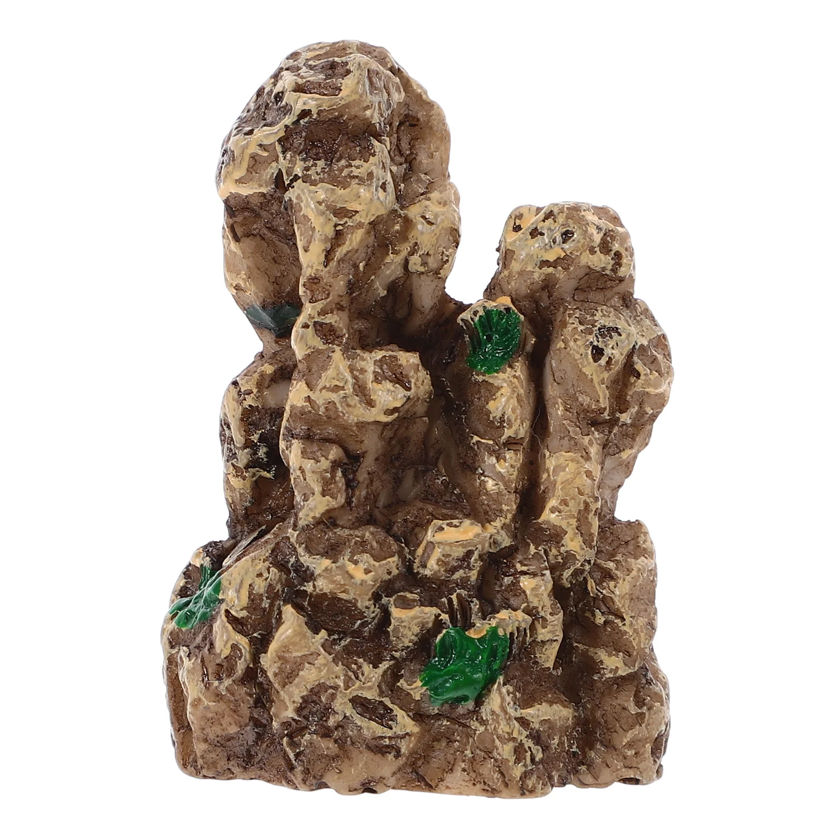 

Aquarium Resin Rock Tree Decor Miniature Safe Stone Fish Tank Ornament Betta Cichlids Hideaway Cave