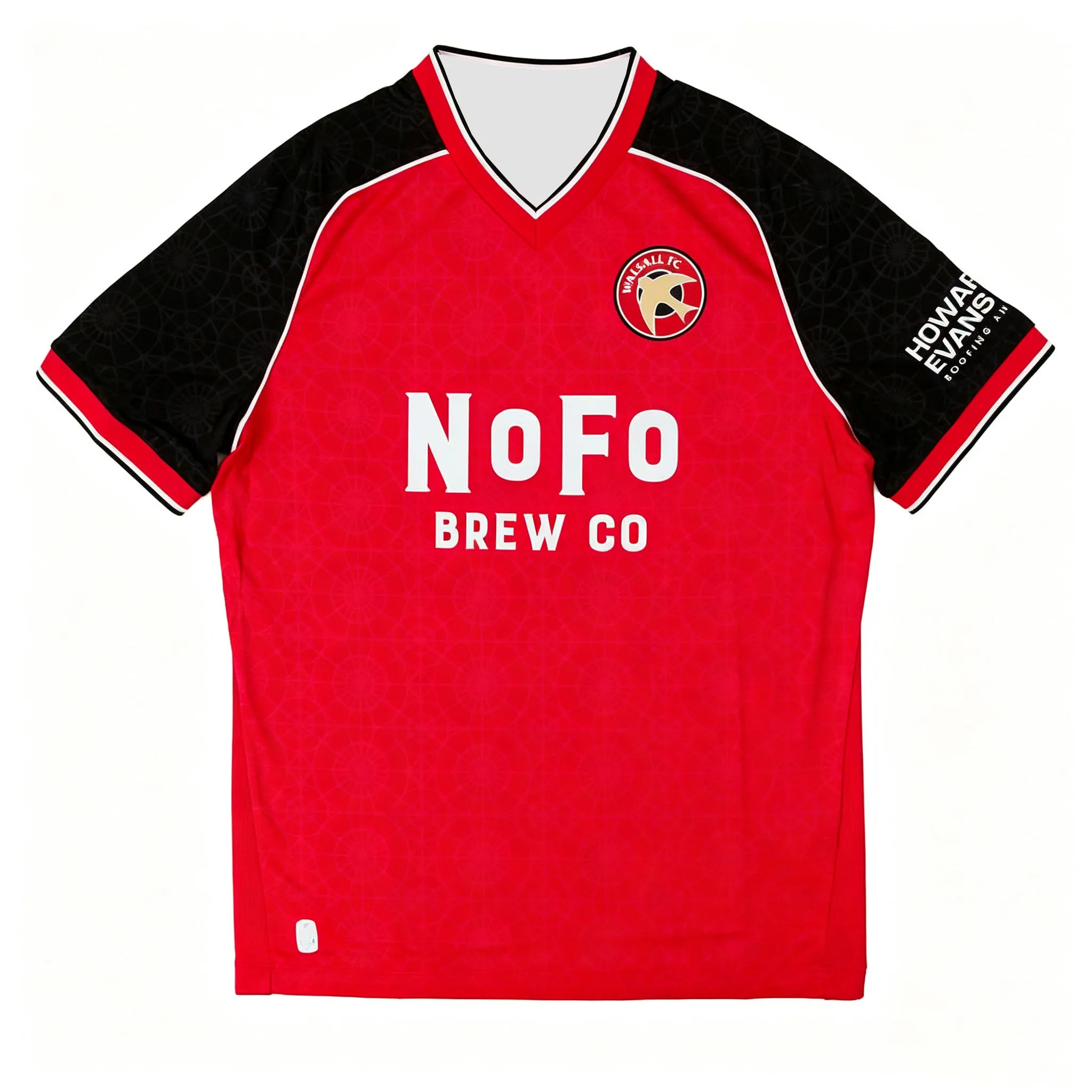 2026 Walsall 3D-gedrucktes Fußballtrikot für Herren, Sommer, schnelltrocknend, atmungsaktiv, kurzärmeliges T-Shirt, Familien-Partnerlook – Detail 3