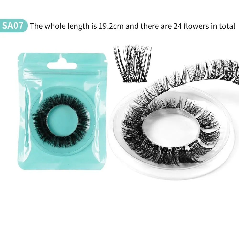 Wispy Faux Mink-like Hair Segmented Eye Eyelashes Eye Elongated Thick Fluffy False Eyelashes Makeup Curling 3D Eye Lashes Ladies