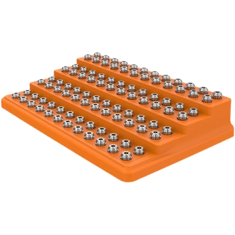 Imagem -02 - Broca de Roteador mm Caixa de Coleta Bt30 Bt40 Bt50 er Pinças Rack de Armazenamento Fresa Caixa de Armazenamento de Plástico Peças de Máquina Cnc