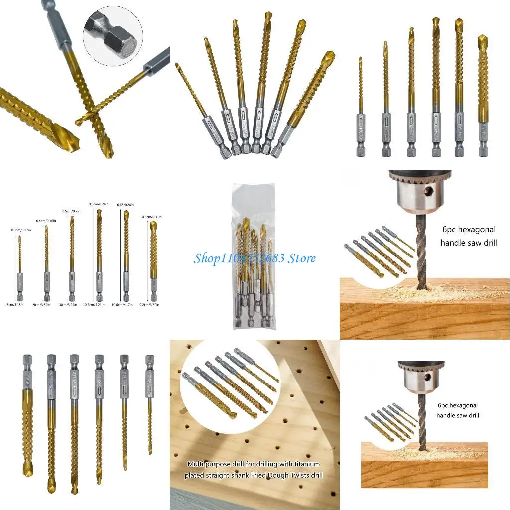 

Y6GD Professional Courting 6pcs Hexagonal Shank Satw Set для строителей и ремесленников