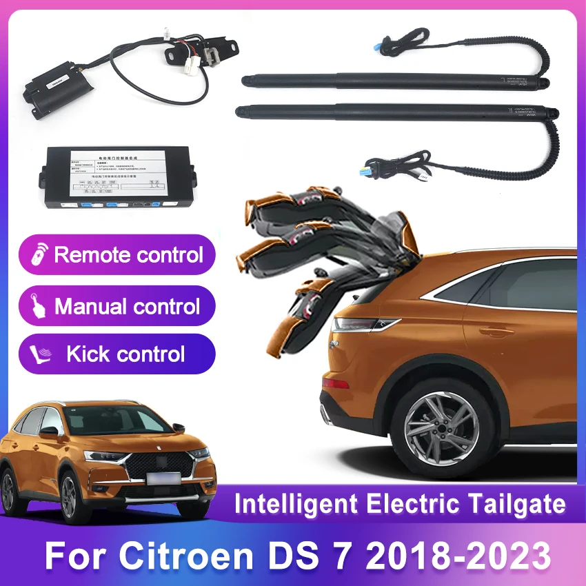 Car Electric Tailgate Automatic control Trunk drive Car Rear door power kit For Citroen DS 7 2018-2023,Electric Trunk