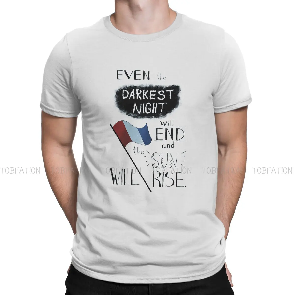 All Men Will Have Their Reward  Newest TShirts French Revolution Epic Transformation Men Harajuku Pure Cotton Tops TShirt O Neck