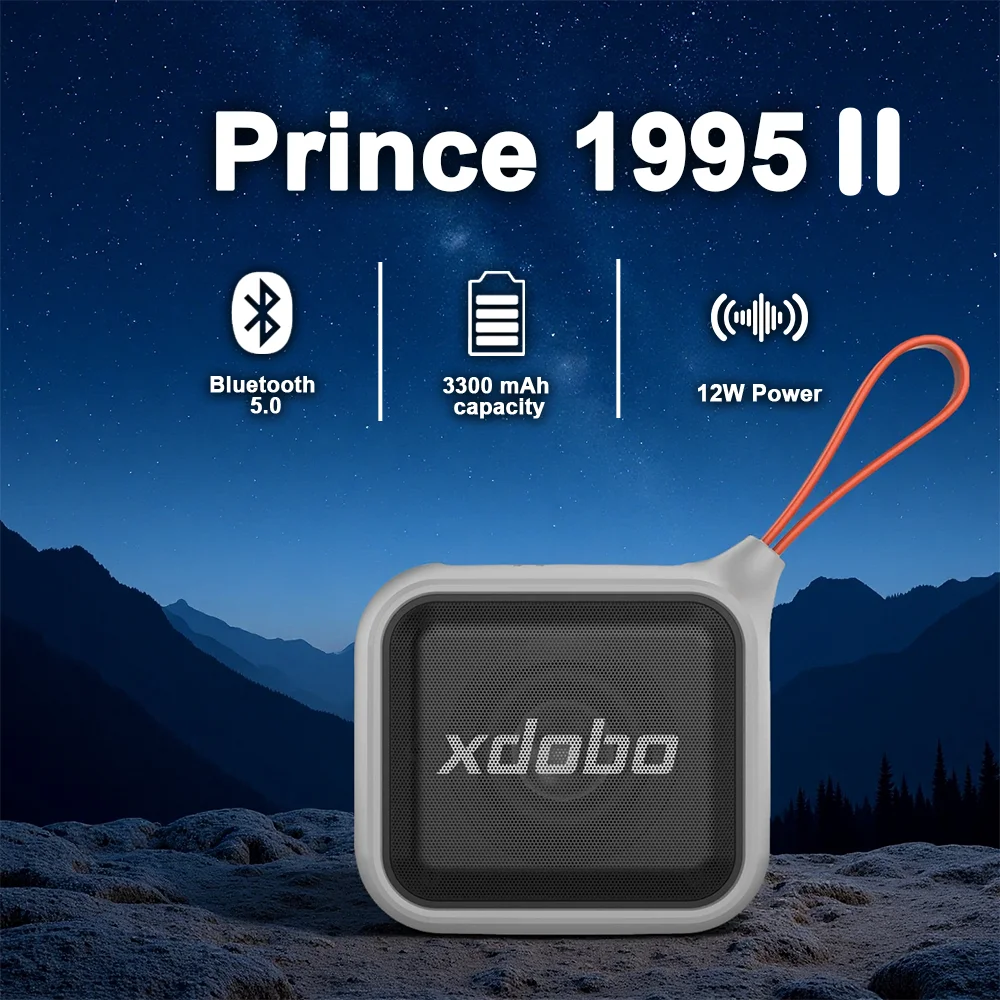 

XDOBO Bluetooth Speaker Portable Subwoofer Wireless Speaker 3300mAh BT TF Play Boombox Mini Bass For Riding Outdoor Loudspeaker