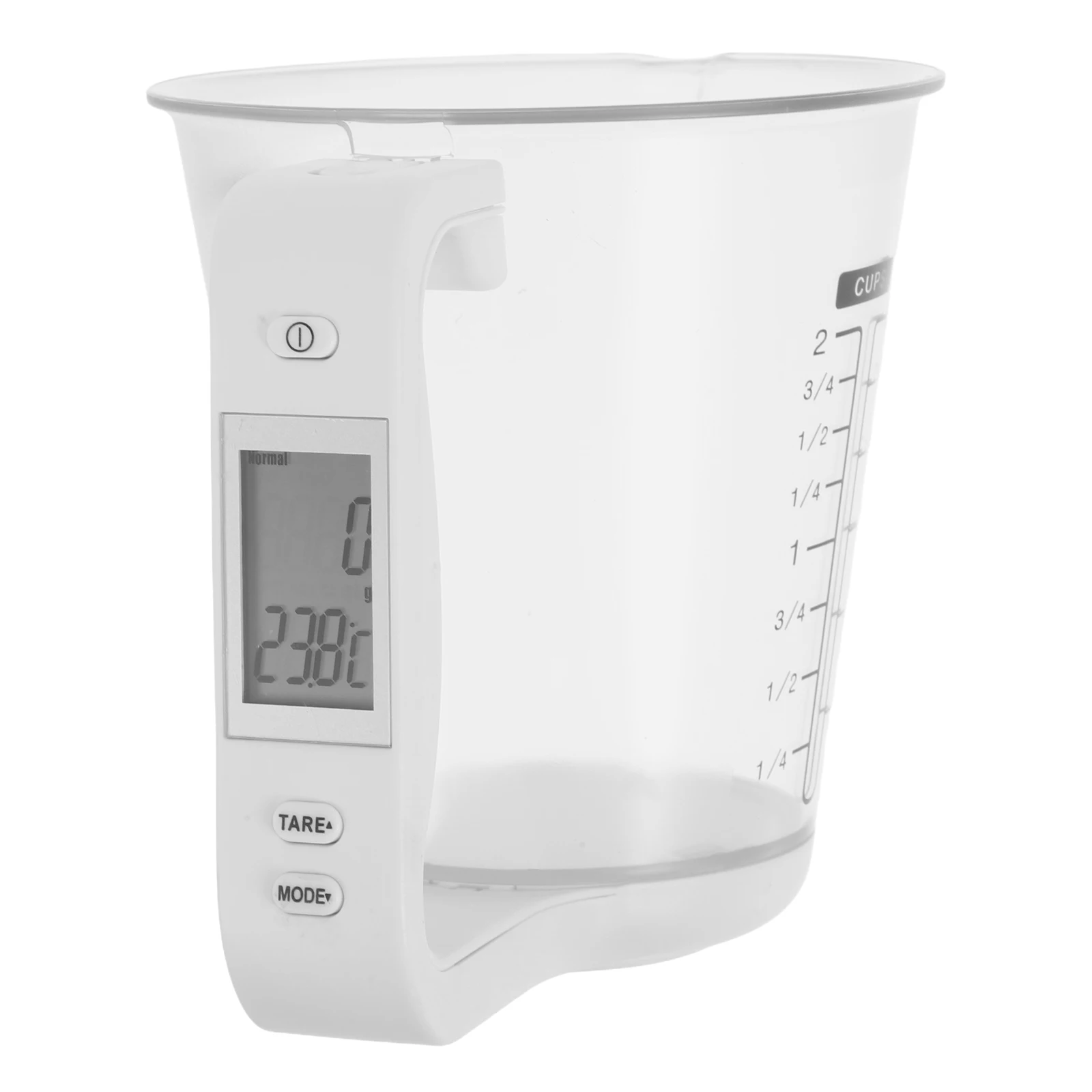 

1pcs Electronic Measuring Cup 16X15X15 Cm Kitchen Digital Scale With Lcd Display High Precision Temperature Volume Measurement