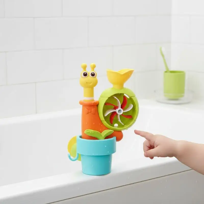 Baby Pool Water Play Toys Lightweight Rotating Sprayers with Strong Suction Cups for Kids Bathtub Shower Gift