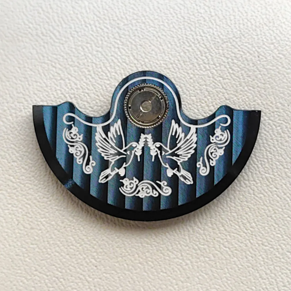 Rotor de movimento nh35 diy, rotor adequado para nh38 nh39 4r35 7s26 nh35, pêndulo de movimento, martelo de peso oscilante, peça de rotor automático