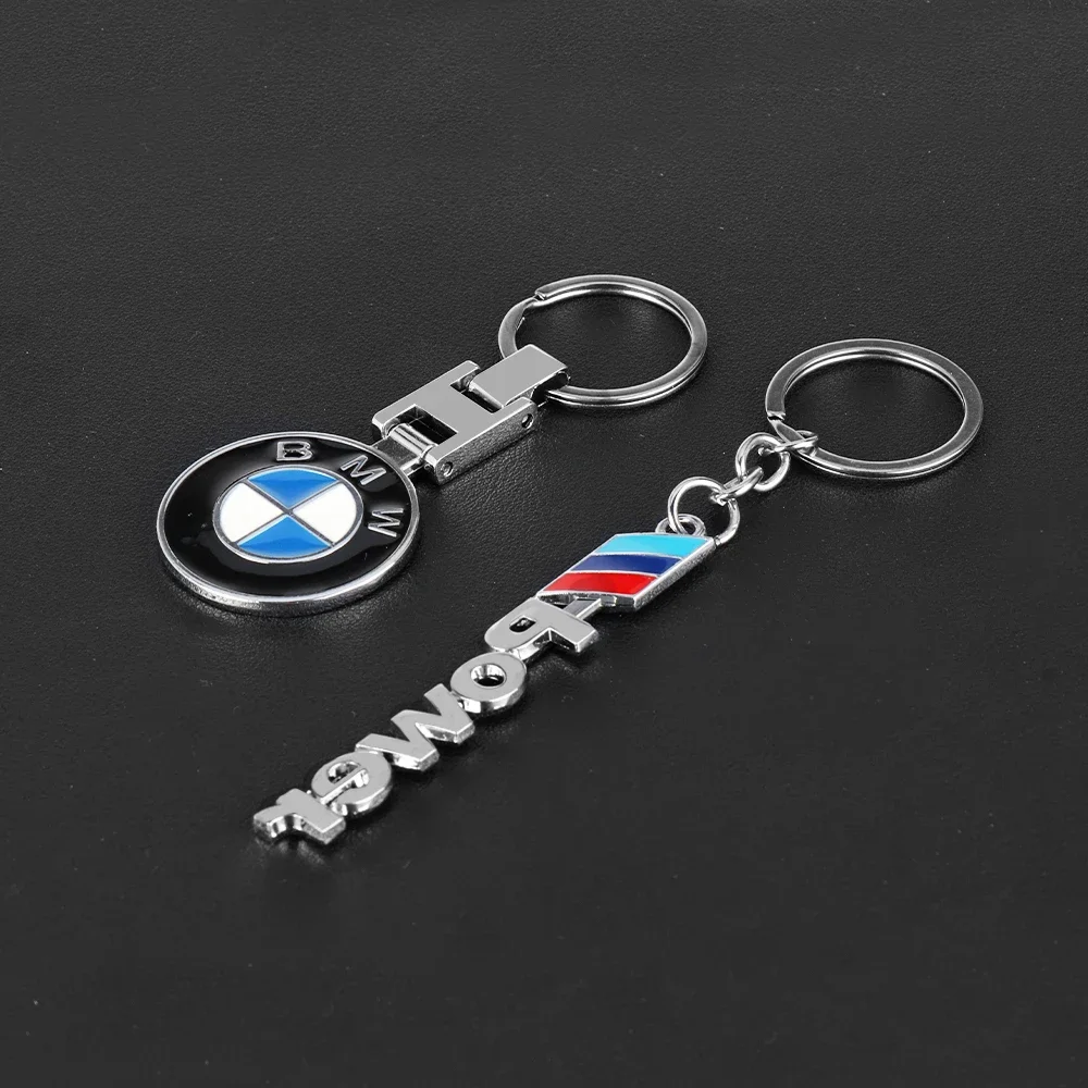 Metal Car Styling Keychain Key Chain Keyrings Key Holders for BMW X1 X3 X4 X5 E46 E90 F20 E60 E39 F10 M1 M2 M3 M5 M6 E87 M Power