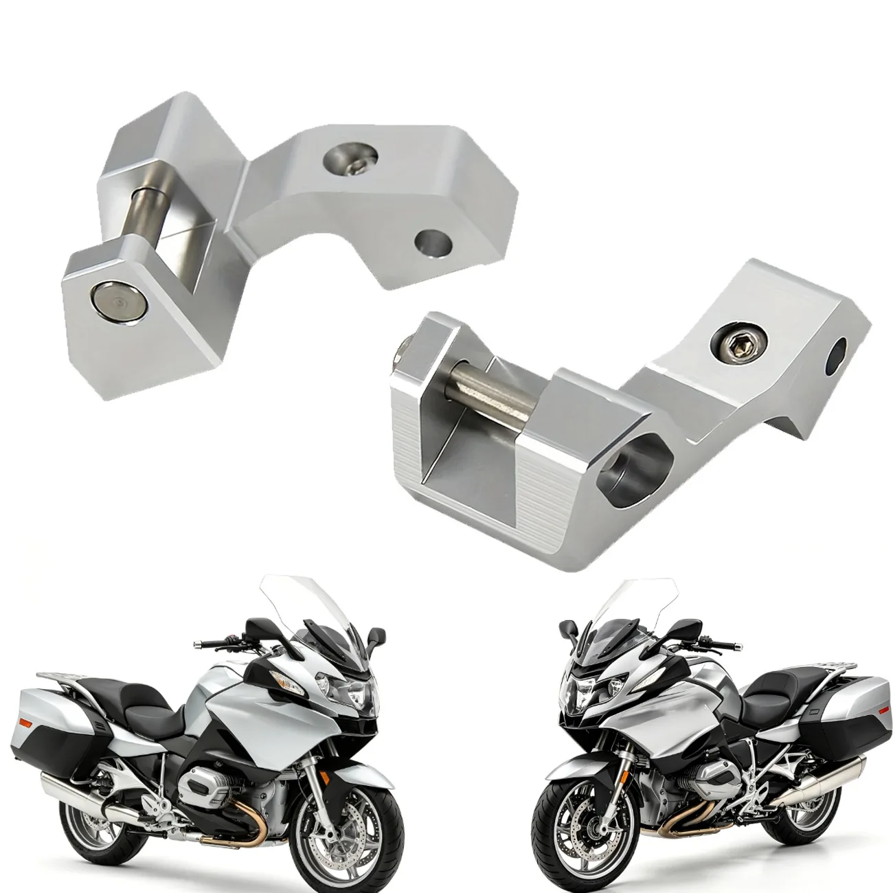 

2x Motorcycle Passenger Footrest Foot Peg Lowering Kits for BMW R1250RT All years R1200RT 2005-2013 R1200RT LC 2014- Accessories