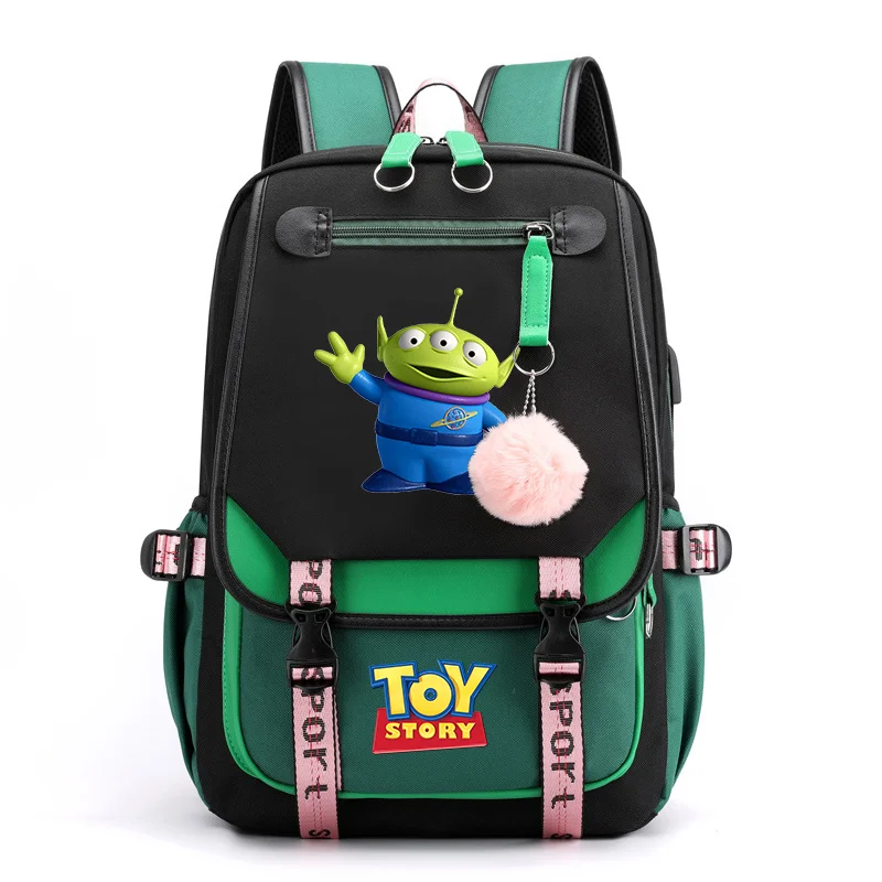 

Disney Toy Story Woody Boys Girls Backpacks Teenager USB Charging Laptop Backpack Women Men Rucksack Travel Bag Mochila