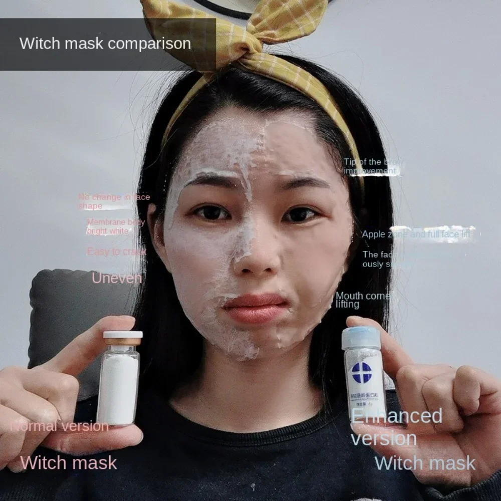 Abstrich Maske Polypeptid Anti-Aging Feuchtigkeit linie Mikros kulptur Kollagen Facelift ing Pulver Lift Hauts traffung Hautpflege