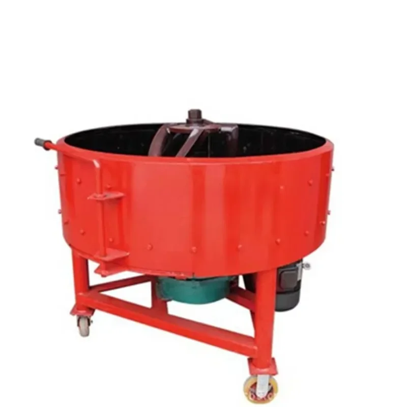 Pan type concrete mixer small refractory pan mixer for sale