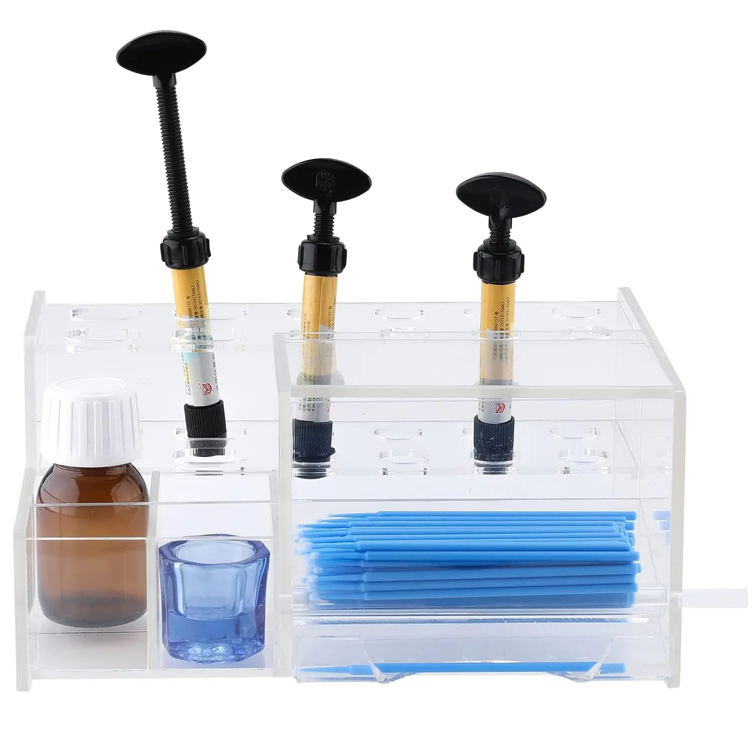 

AG Dental Acrylic Composite Applicator Dispenser Organizer Holder for Composite Syringes & Accessories