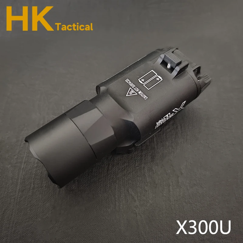 Tactical Flashlight Surefir X300U X300 X400 Pistol Scout Light  Glock Picatinny Rail Outdoor Field Lighting Hunting Weapon