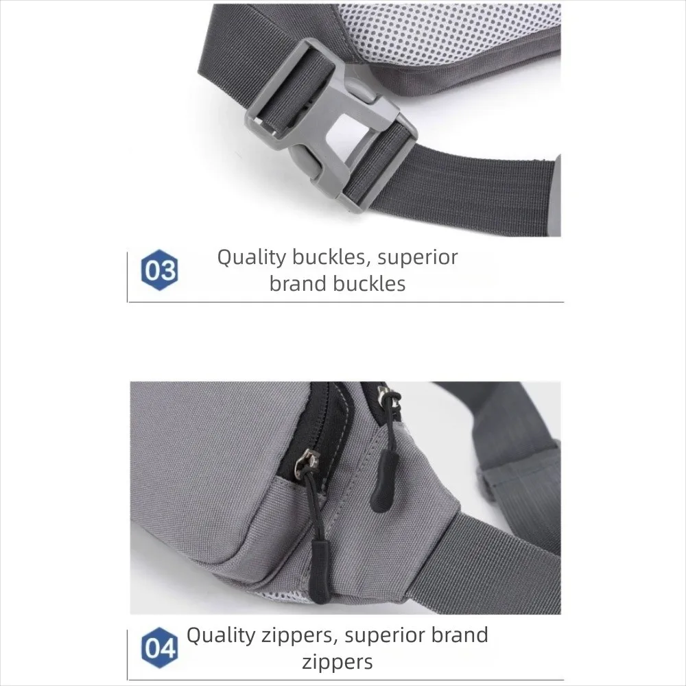 Lightweight Running Waist Bags Adjustable Strap Breathable Marathon Running Bag Belt Pouch Multi-function Sports Phone Bag