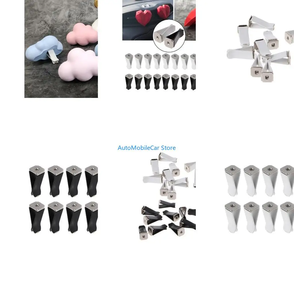 G8TE 10pcs Air Outlet Clip Glass Bottle Fittings Car Outlet Vent Clip