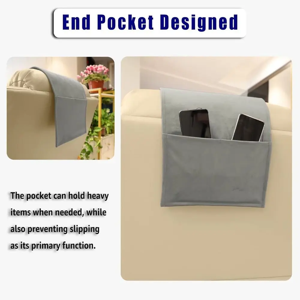 Non-Slip Base Head Pillow Velvet Cover Neck Support Recliner Neck Pillow Pain Relief Neck Support Cushion Recliner Chair