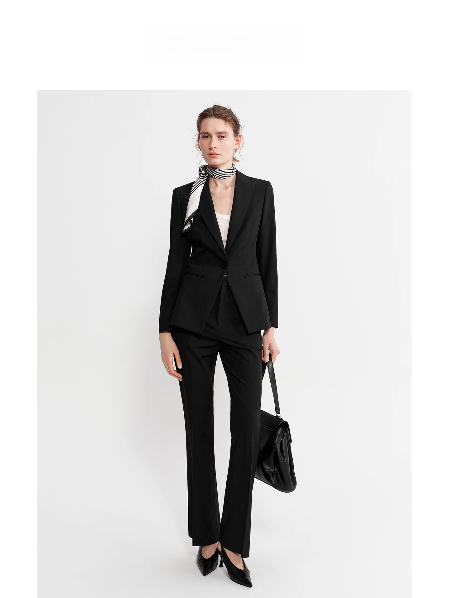 

Комплект делового костюма с пуговицами Bla для женщин, модная универсальная рабочая одежда для поездок на работу, профессиональная официальная одежда